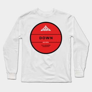 County Down, County and GAA Colours Long Sleeve T-Shirt